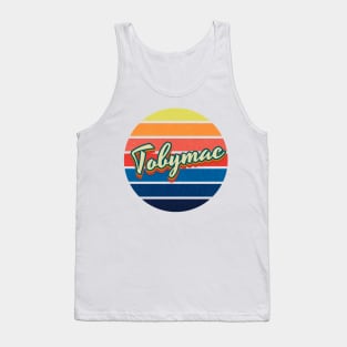 Circle Retro Vintage Tobymac Tank Top